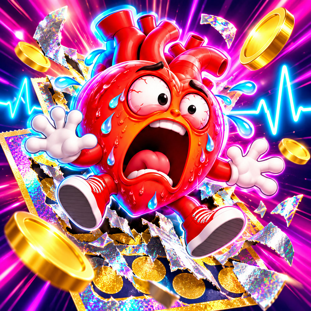 SCRATCHY heart mascot